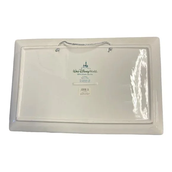 WALT DISNEY WORLD Where Dreams Come True Cinderella Castle Hanging Wall Platter - Picture 2 of 4